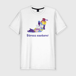 Мужская slim-футболка Стресс-кутюр от Рарити