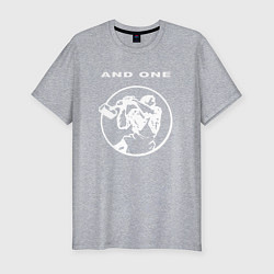 Футболка slim-fit And One synthpop band, цвет: меланж