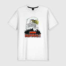 Мужская slim-футболка Взгляд орла