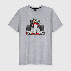 Футболка slim-fit Formula 1 McLaren Senna, цвет: меланж