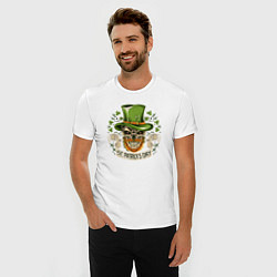 Футболка slim-fit St Patrick day, цвет: белый — фото 2