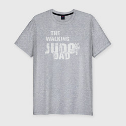Мужская slim-футболка The walking judo dad