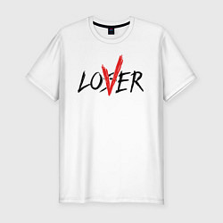 Мужская slim-футболка Loser lover