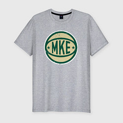 Футболка slim-fit Milwaukee ball, цвет: меланж