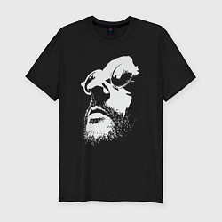 Футболка slim-fit Леон, цвет: черный