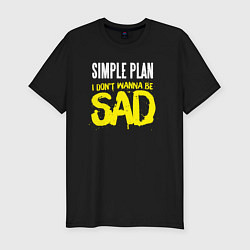 Мужская slim-футболка Simple Plan