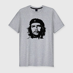 Мужская slim-футболка Портрет Че Гевары