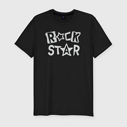 Футболка slim-fit Rock stars, цвет: черный