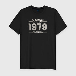 Футболка slim-fit Лимитированный выпуск 1979, цвет: черный