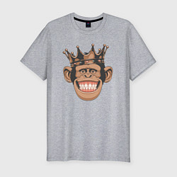 Футболка slim-fit Monkey king, цвет: меланж