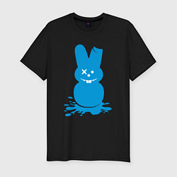 Футболка slim-fit Blue bunny, цвет: черный