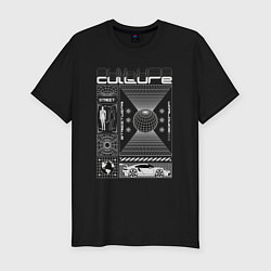 Мужская slim-футболка Culture streetwear