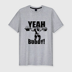 Футболка slim-fit Ronnie Coleman - yeah buddy, цвет: меланж