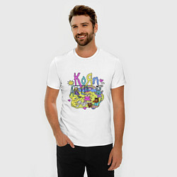Футболка slim-fit Korn - childs, цвет: белый — фото 2