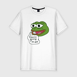 Футболка slim-fit Pepe feels good man, цвет: белый