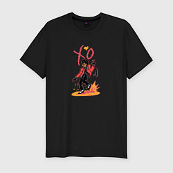 Футболка slim-fit Dance man, цвет: черный