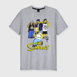 Футболка slim-fit Simpsons - Cypress hill, цвет: меланж