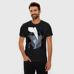 Футболка slim-fit Всеведущий читатель Ким Докча и Ю Чжун Хек, цвет: черный — фото 2