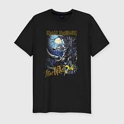 Мужская slim-футболка Iron Maiden Fear Of The Dark