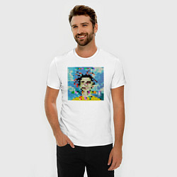 Футболка slim-fit Бойс донт край, цвет: белый — фото 2