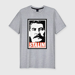 Мужская slim-футболка USSR Stalin