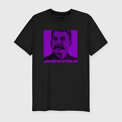 Футболка slim-fit Joseph Stalin, цвет: черный