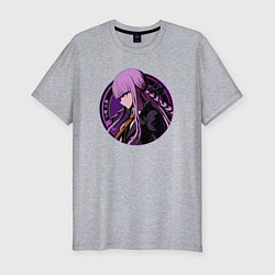 Футболка slim-fit Kyouko Kirigiri - Danganronpa, цвет: меланж