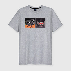 Футболка slim-fit Lethal Company: Meme, цвет: меланж