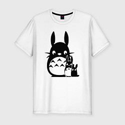 Мужская slim-футболка Totoros