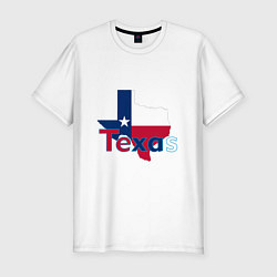 Футболка slim-fit Texas, цвет: белый