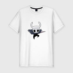 Мужская slim-футболка Маленький рыцарь Hollow Knight