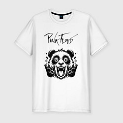 Мужская slim-футболка Pink Floyd - rock panda
