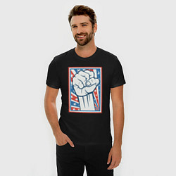 Футболка slim-fit USA revolution, цвет: черный — фото 2