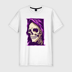 Мужская slim-футболка Violet death