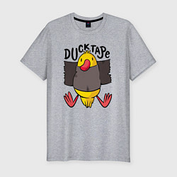 Футболка slim-fit Duck tape, цвет: меланж