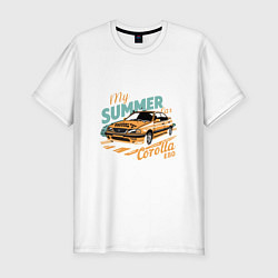 Мужская slim-футболка My Summer Car Toyota Corolla