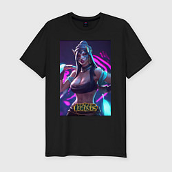 Мужская slim-футболка League of Legends Akali Kda