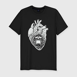 Футболка slim-fit Dead heart, цвет: черный