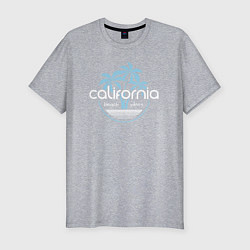 Мужская slim-футболка California beach
