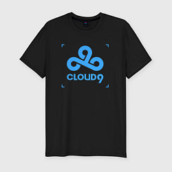 Мужская slim-футболка Cloud9 - tecnic blue