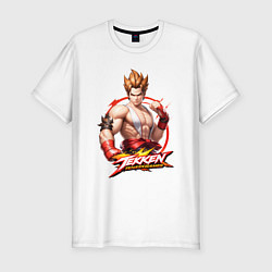 Мужская slim-футболка Персонаж из игры Tekken