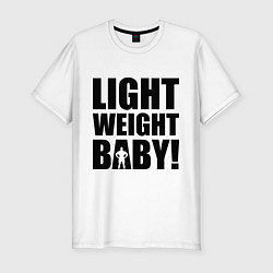 Футболка slim-fit Light weight baby, цвет: белый