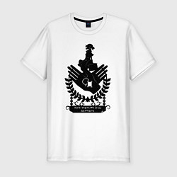 Футболка slim-fit Вайолет Эвергарден, цвет: белый