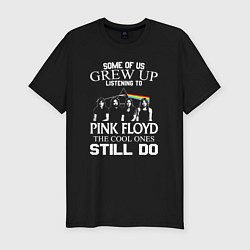 Мужская slim-футболка Pink Floyd tour