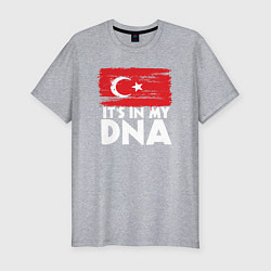 Мужская slim-футболка Турция в ДНК