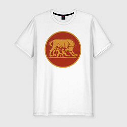 Мужская slim-футболка Римская республика Total War: Rome II - Rise of th