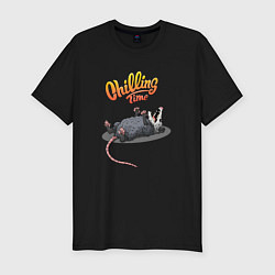 Футболка slim-fit Possum, цвет: черный