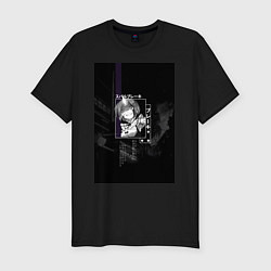 Футболка slim-fit Горничная Рем, цвет: черный