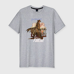 Мужская slim-футболка Ghoul fallout Get Wasted