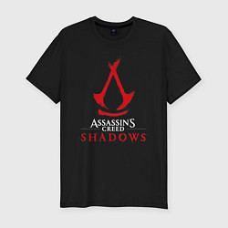 Футболка slim-fit Assassins creed shadows logo, цвет: черный